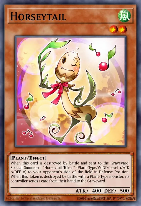 Horseytail trading card