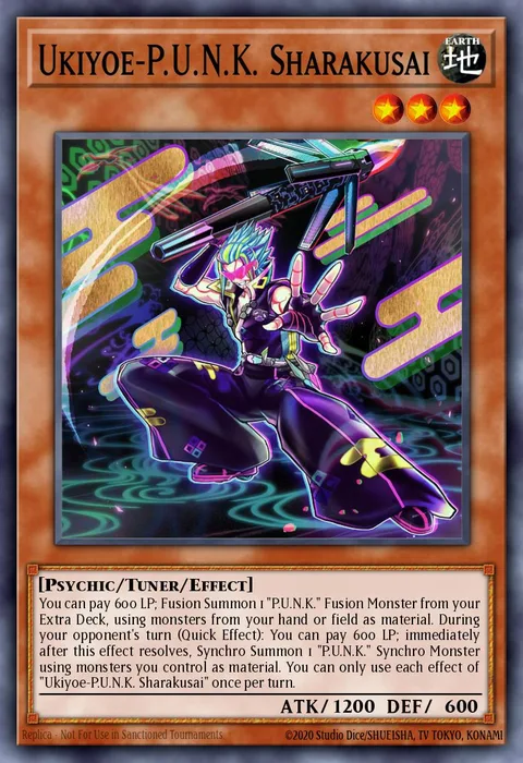 Ukiyoe-P.U.N.K. Sharakusai trading card
