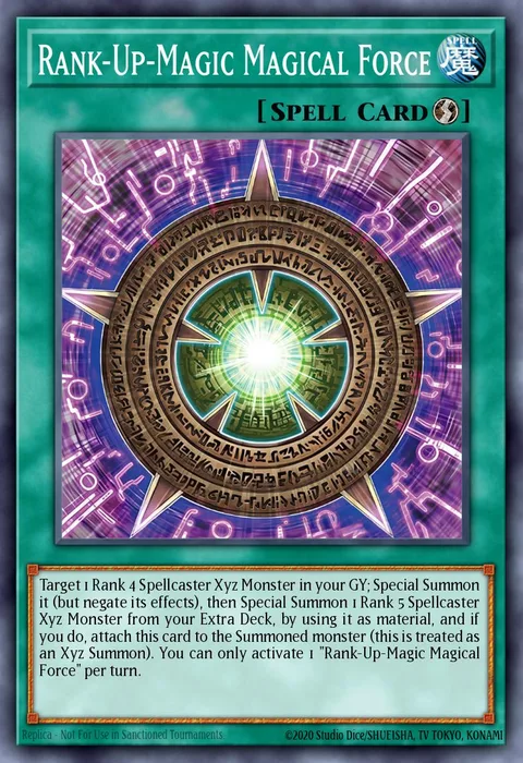 Rank-Up-Magic Magical Force trading card