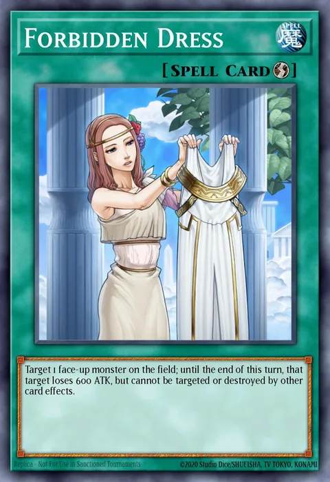 Forbidden Dress trading card