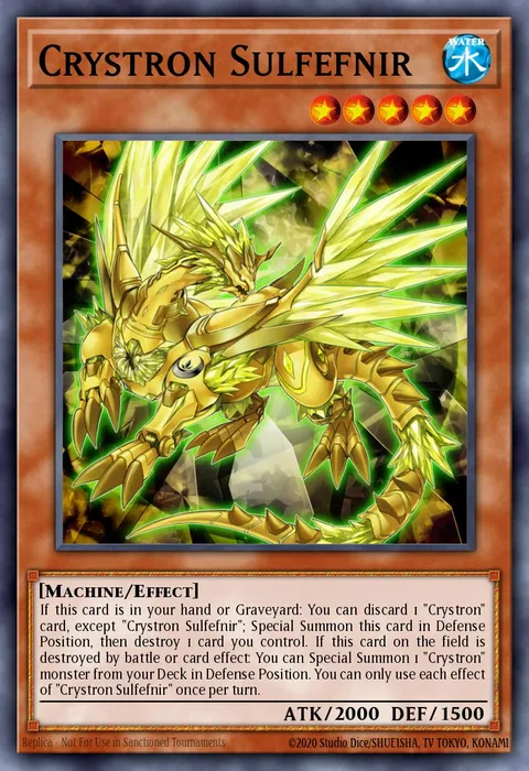 Crystron Sulfefnir trading card