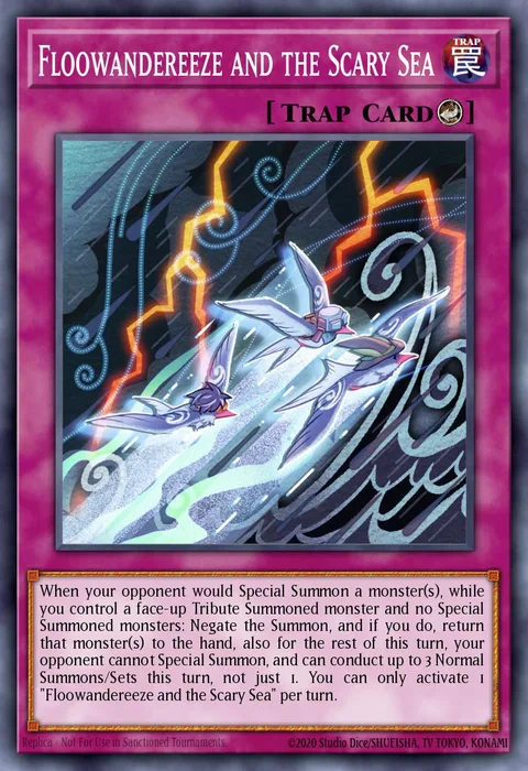 Floowandereeze and the Scary Sea trading card
