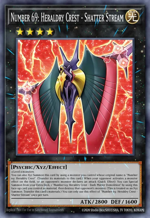 Number 69: Heraldry Crest - Shatter Stream trading card