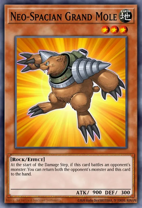 Neo-Spacian Grand Mole trading card