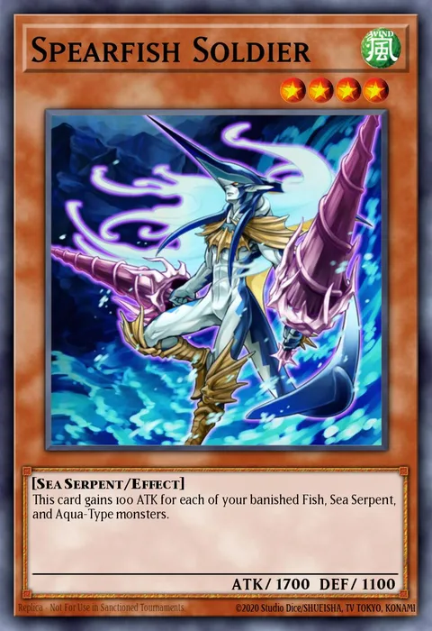 Spearfish Soldier trading card