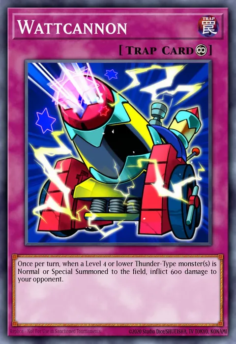 Wattcannon trading card