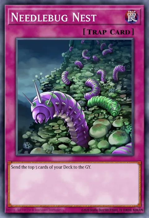 Needlebug Nest trading card