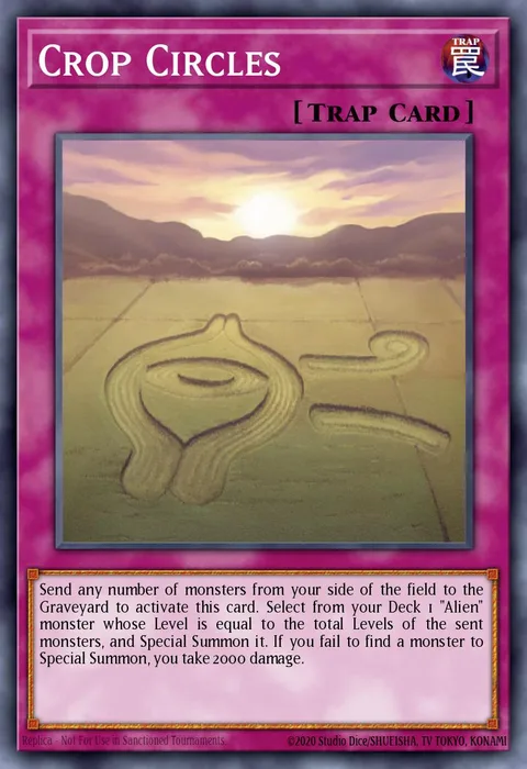 Crop Circles trading card