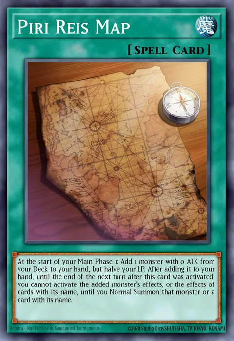 Piri Reis Map trading card