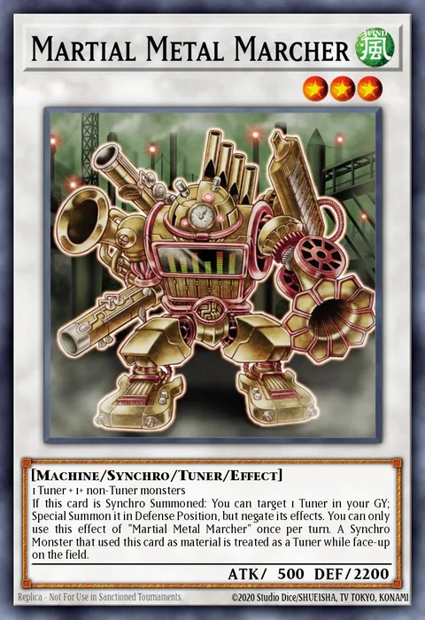 Martial Metal Marcher trading card