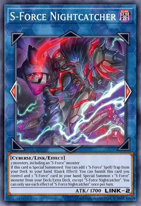 S-Force Nightcatcher trading card