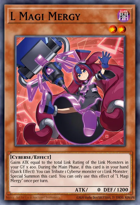 L Magi Mergy trading card