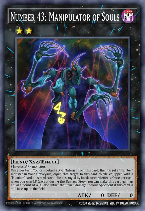 Number 43: Manipulator of Souls trading card