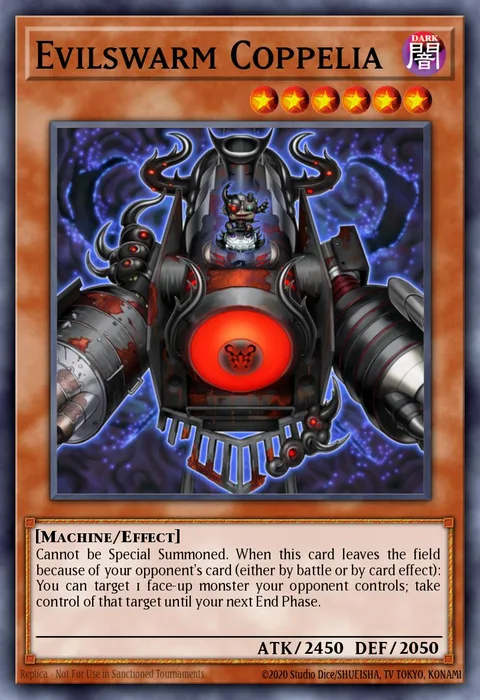Evilswarm Coppelia trading card