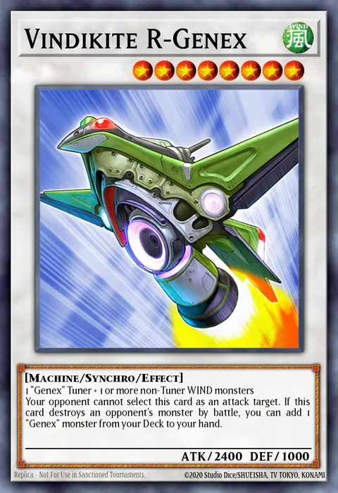 Vindikite R-Genex trading card