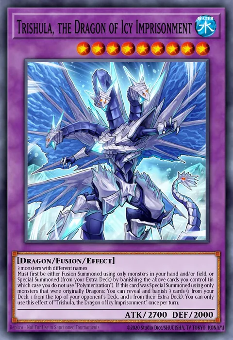 Trishula, the Dragon of Icy Imprisonment trading card