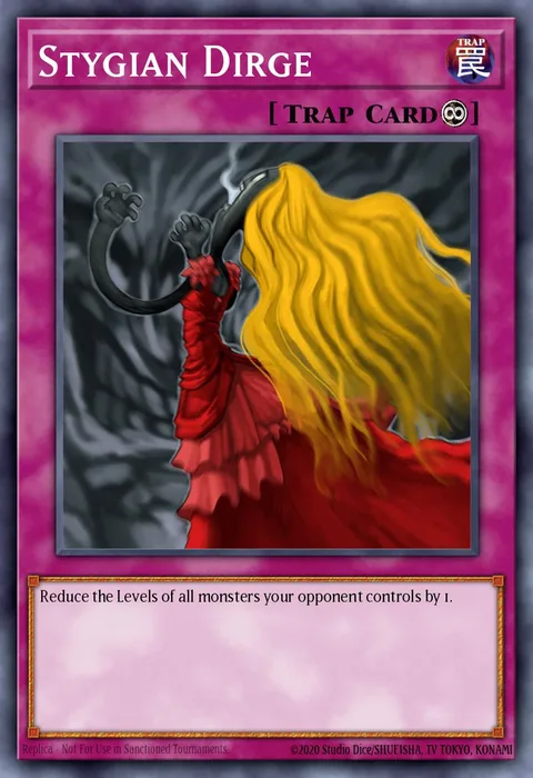 Stygian Dirge trading card