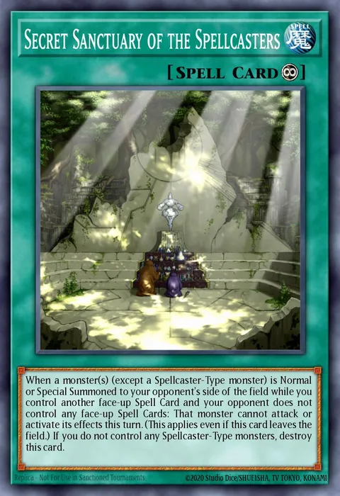 Secret Sanctuary of the Spellcasters trading card