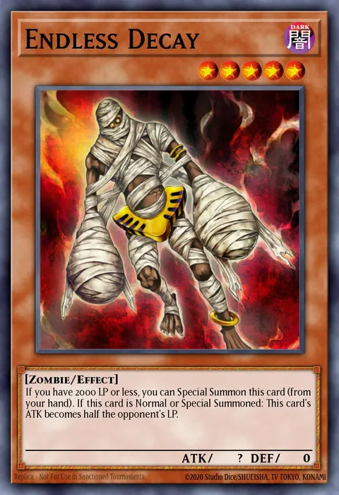 Endless Decay trading card