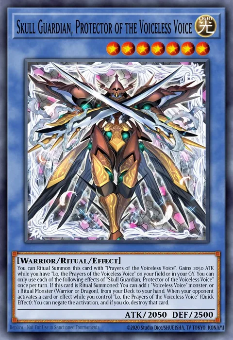 Skull Guardian, Protector of the Voiceless Voice trading card