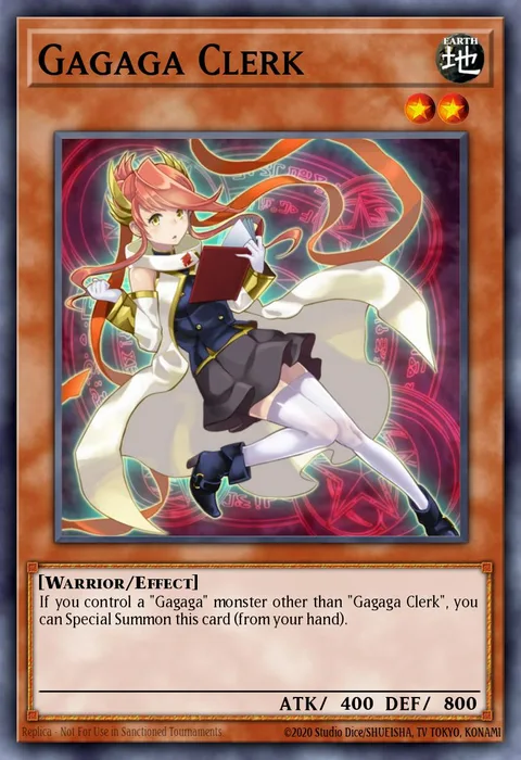 Gagaga Clerk trading card