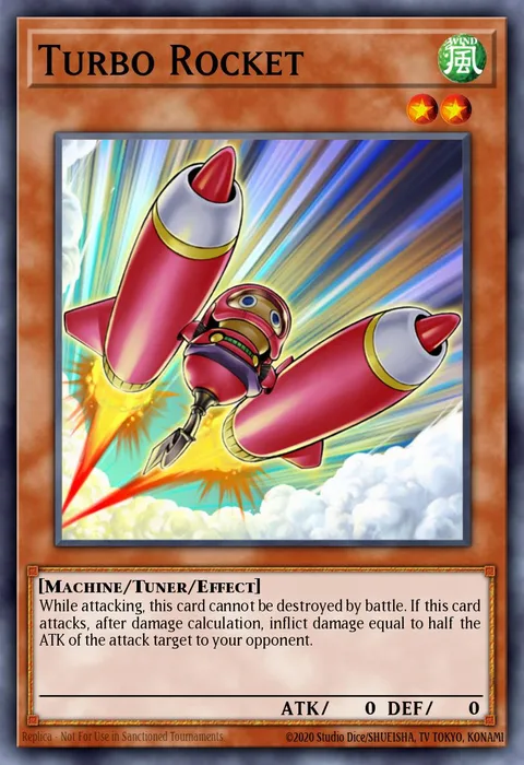 Turbo Rocket trading card