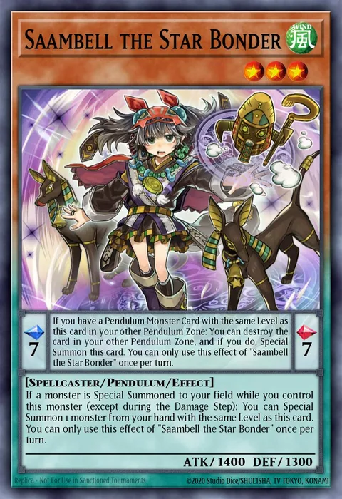 Saambell the Star Bonder trading card