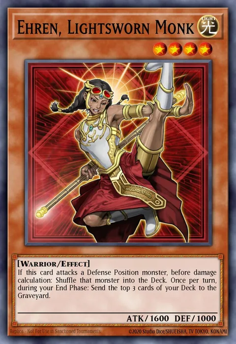Ehren, Lightsworn Monk trading card