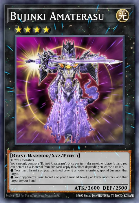 Bujinki Amaterasu trading card