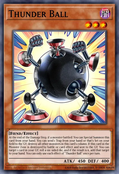 Thunder Ball trading card