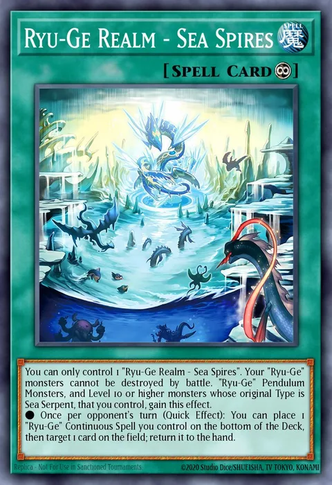 Ryu-Ge Realm - Sea Spires trading card