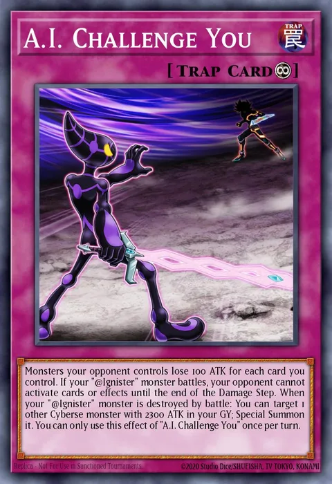 A.I. Challenge You trading card