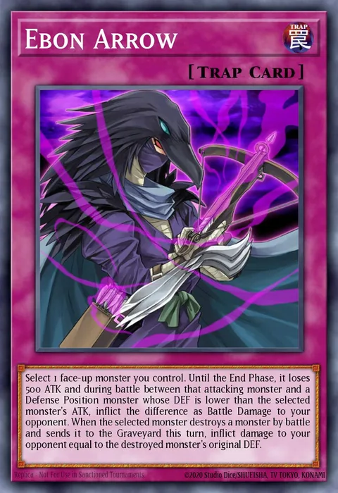 Ebon Arrow trading card