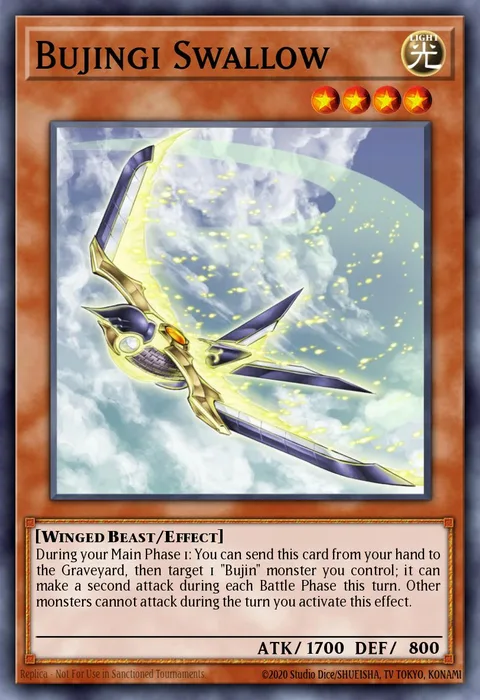 Bujingi Swallow trading card