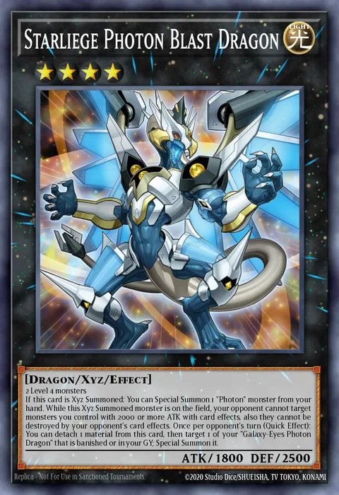 Starliege Photon Blast Dragon trading card