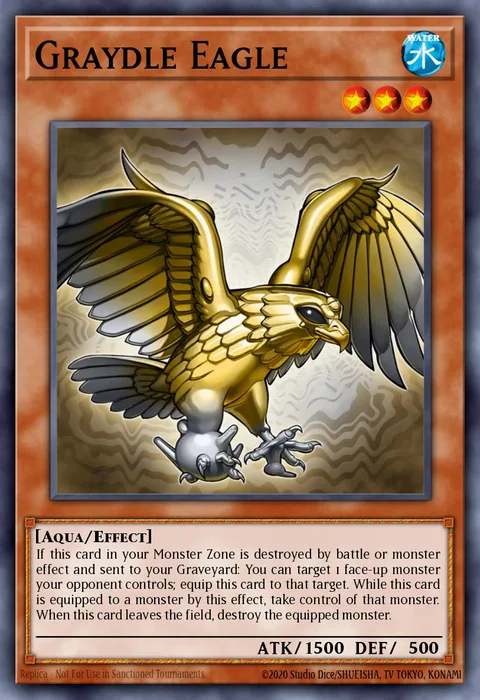 Graydle Eagle trading card