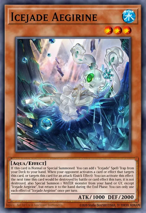 Icejade Aegirine trading card