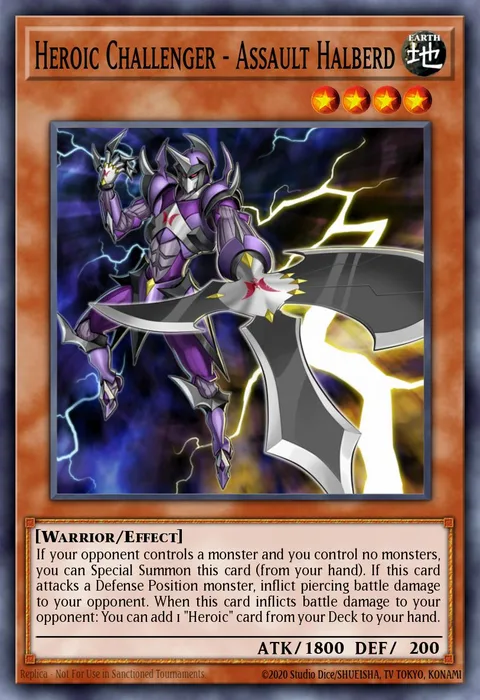 Heroic Challenger - Assault Halberd trading card