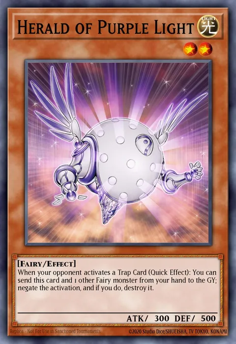 Herald of Purple Light trading card