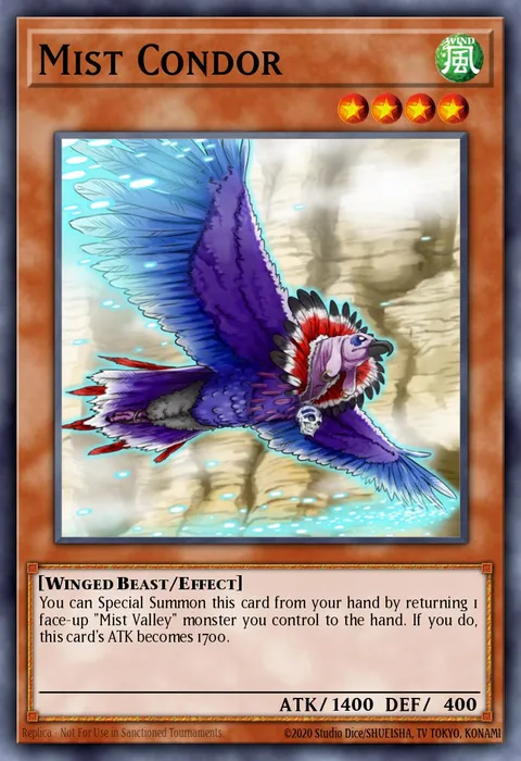 Mist Condor trading card