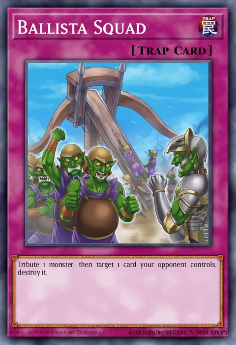 Ballista Squad trading card