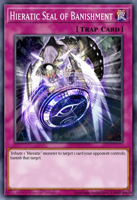 Hieratic Seal of Banishment trading card