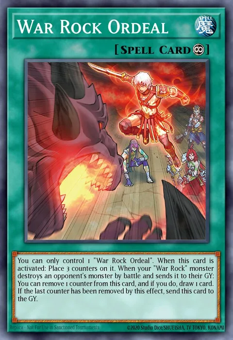War Rock Ordeal trading card