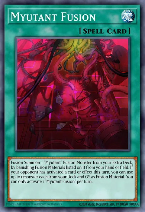 Myutant Fusion trading card