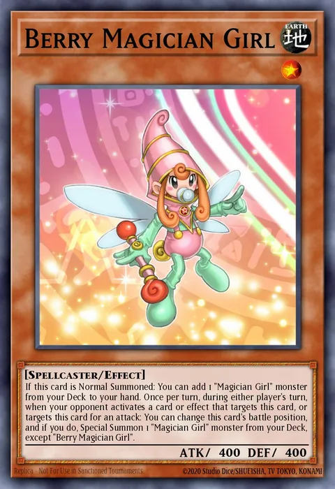 Berry Magician Girl trading card