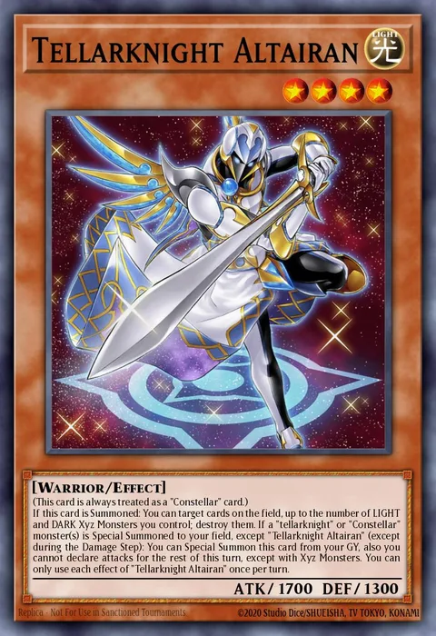Tellarknight Altairan trading card