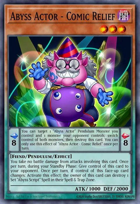 Abyss Actor - Comic Relief trading card