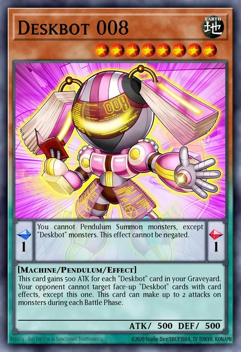 Deskbot 008 trading card