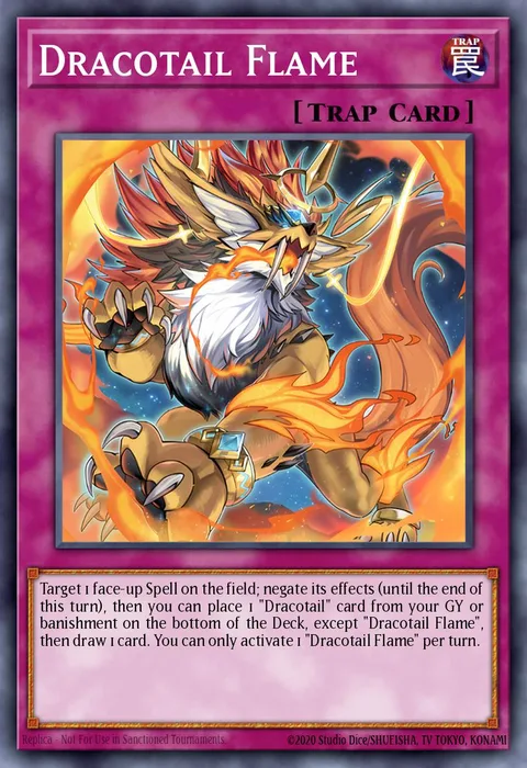 Dracotail Flame trading card