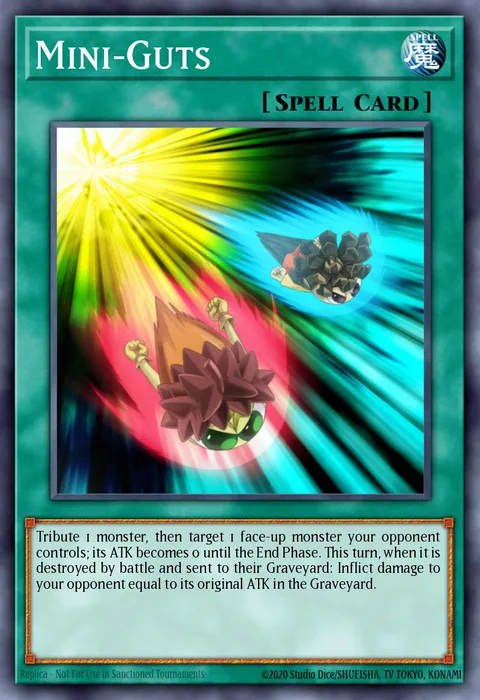 Mini-Guts trading card